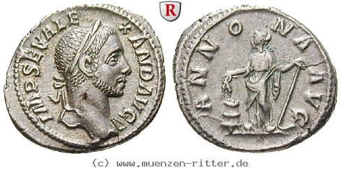 Klicken Sie auf das Bild um es auf Ihrem Rechner zu speichern severus-alexander-denar/27256.jpg
