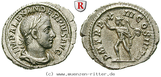 Klicken Sie auf das Bild um es auf Ihrem Rechner zu speichern severus-alexander-denar/31679.jpg