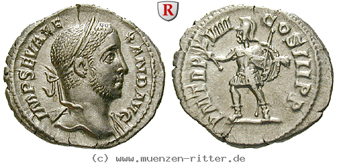 Klicken Sie auf das Bild um es auf Ihrem Rechner zu speichern severus-alexander-denar/35213.jpg
