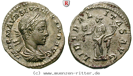 Klicken Sie auf das Bild um es auf Ihrem Rechner zu speichern severus-alexander-denar/36941.jpg