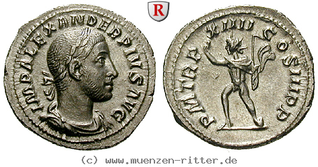 Klicken Sie auf das Bild um es auf Ihrem Rechner zu speichern severus-alexander-denar/37121.jpg