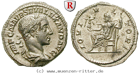 Klicken Sie auf das Bild um es auf Ihrem Rechner zu speichern severus-alexander-denar/40431.jpg