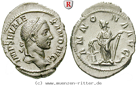 Klicken Sie auf das Bild um es auf Ihrem Rechner zu speichern severus-alexander-denar/43260.jpg
