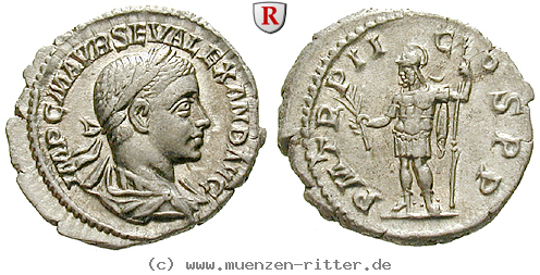 Klicken Sie auf das Bild um es auf Ihrem Rechner zu speichern severus-alexander-denar/45196.jpg