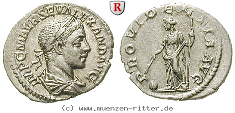 Klicken Sie auf das Bild um es auf Ihrem Rechner zu speichern severus-alexander-denar/46701.jpg