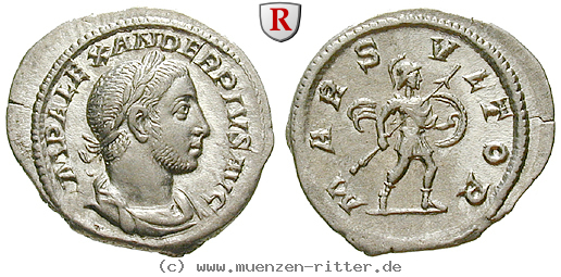 Klicken Sie auf das Bild um es auf Ihrem Rechner zu speichern severus-alexander-denar/47124.jpg