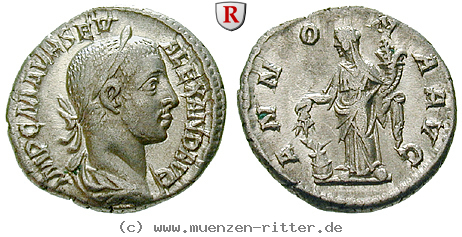 Klicken Sie auf das Bild um es auf Ihrem Rechner zu speichern severus-alexander-denar/47762.jpg