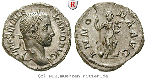 Klicken Sie auf das Bild um es auf Ihrem Rechner zu speichern severus-alexander-denar/47763.jpg