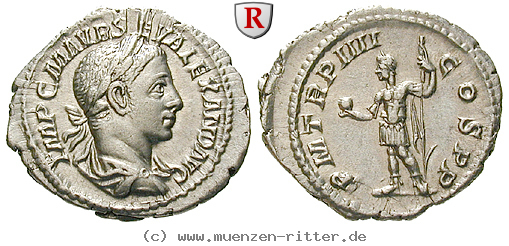 Klicken Sie auf das Bild um es auf Ihrem Rechner zu speichern severus-alexander-denar/52562.jpg