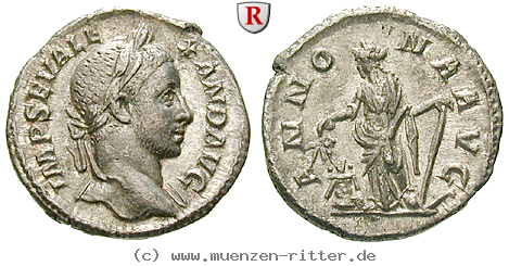 Klicken Sie auf das Bild um es auf Ihrem Rechner zu speichern severus-alexander-denar/54339.jpg