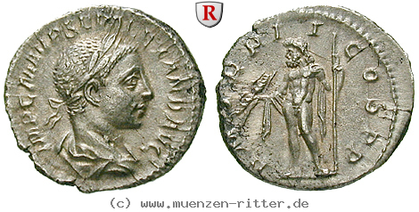 Klicken Sie auf das Bild um es auf Ihrem Rechner zu speichern severus-alexander-denar/63808.jpg