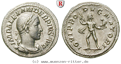Klicken Sie auf das Bild um es auf Ihrem Rechner zu speichern severus-alexander-denar/68587.jpg