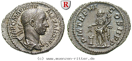 Klicken Sie auf das Bild um es auf Ihrem Rechner zu speichern severus-alexander-denar/79029.jpg