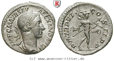 Klicken Sie auf das Bild um es auf Ihrem Rechner zu speichern severus-alexander-denar/83139.jpg