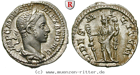 Klicken Sie auf das Bild um es auf Ihrem Rechner zu speichern severus-alexander-denar/85545.jpg