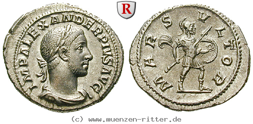 Klicken Sie auf das Bild um es auf Ihrem Rechner zu speichern severus-alexander-denar/89295.jpg
