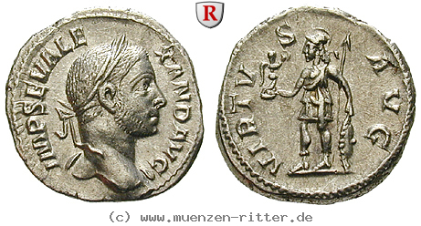 Klicken Sie auf das Bild um es auf Ihrem Rechner zu speichern severus-alexander-denar/91021.jpg