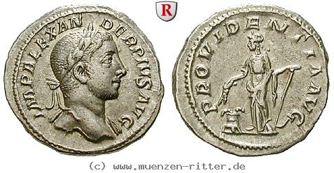 Klicken Sie auf das Bild um es auf Ihrem Rechner zu speichern severus-alexander-denar/91147.jpg