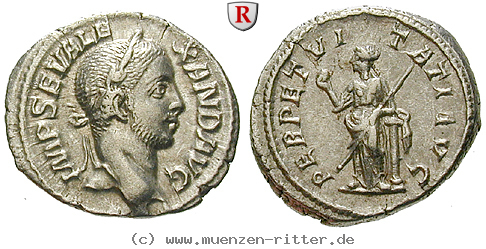 Klicken Sie auf das Bild um es auf Ihrem Rechner zu speichern severus-alexander-denar/91149.jpg