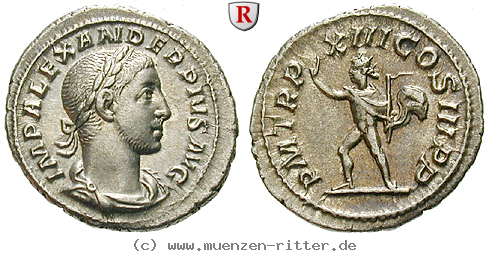 Klicken Sie auf das Bild um es auf Ihrem Rechner zu speichern severus-alexander-denar/91161.jpg