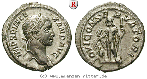 Klicken Sie auf das Bild um es auf Ihrem Rechner zu speichern severus-alexander-denar/93404.jpg