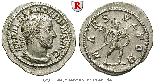 Klicken Sie auf das Bild um es auf Ihrem Rechner zu speichern severus-alexander-denar/95535.jpg