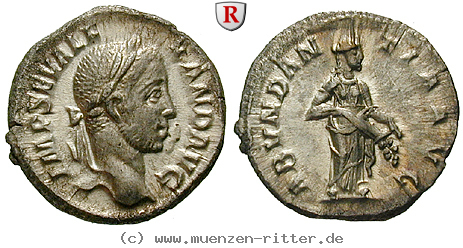 Klicken Sie auf das Bild um es auf Ihrem Rechner zu speichern severus-alexander-denar/96522.jpg
