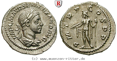 Klicken Sie auf das Bild um es auf Ihrem Rechner zu speichern severus-alexander-denar/97969.jpg