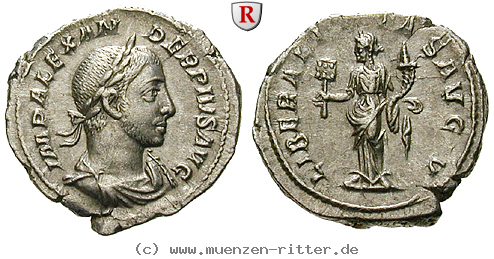 Klicken Sie auf das Bild um es auf Ihrem Rechner zu speichern severus-alexander-denar/97973.jpg