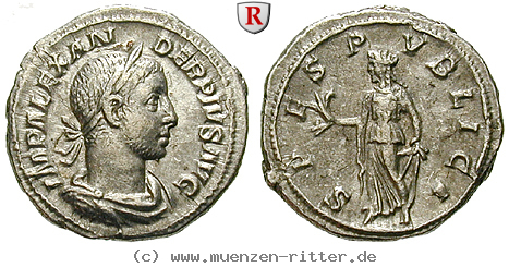 Klicken Sie auf das Bild um es auf Ihrem Rechner zu speichern severus-alexander-denar/98684.jpg