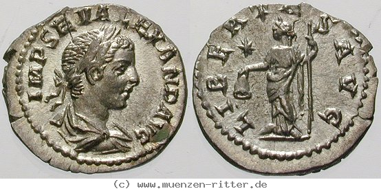 Klicken Sie auf das Bild um es auf Ihrem Rechner zu speichern severus-alexander-denar/erom6157.jpg