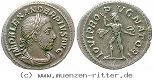 Klicken Sie auf das Bild um es auf Ihrem Rechner zu speichern severus-alexander-denar/rom~abo154.jpg
