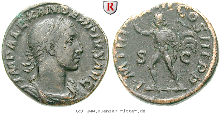 Klicken Sie auf das Bild um es auf Ihrem Rechner zu speichern severus-alexander-sesterz/45208.jpg
