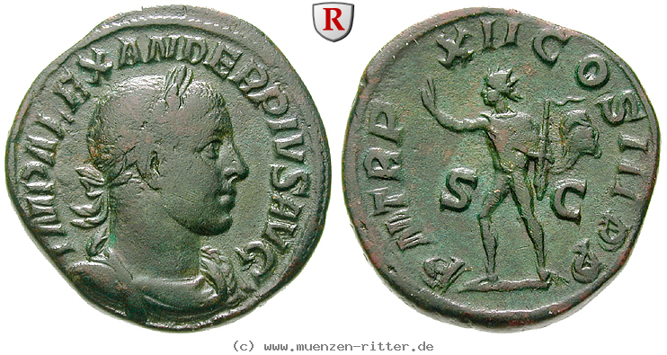Klicken Sie auf das Bild um es auf Ihrem Rechner zu speichern severus-alexander-sesterz/66100.jpg