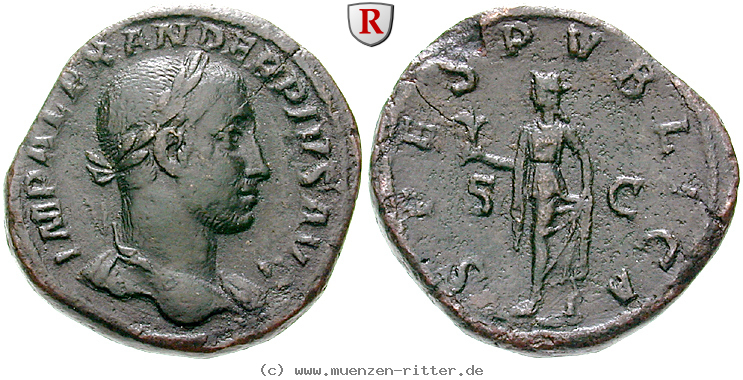 Klicken Sie auf das Bild um es auf Ihrem Rechner zu speichern severus-alexander-sesterz/erom6159.jpg