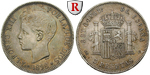 100654 Alfonso XIII., 5 Pesetas