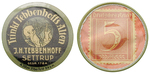 10420 J.H.Tebbenhoff, 5 Pfennig K...