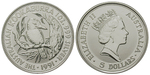 12558 Elizabeth II., 5 Dollars