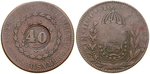 13818 Pedro II., 40 Reis