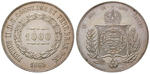 13838 Pedro II., 1000 Reis