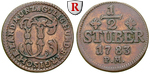 14586 Karl Theodor, 1/2 Stüber