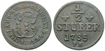 14593 Karl Theodor, 1/2 Stüber