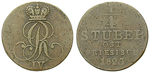 14647 Georg IV., 1/4 Stüber