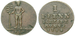 14741 Georg III., Pfennig