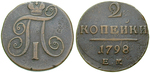 16395 Paul I., 2 Kopeken
