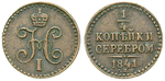 16427 Nikolaus I., 1/4 Kopeke