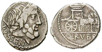 16550 L. Rubrius Dossenus, Denar