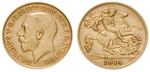 16672 George V., Half-Sovereign