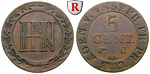 18010 Hieronymus Napoleon, 5 Cent...