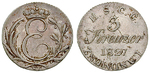 18128 Ernst I., 3 Kreuzer